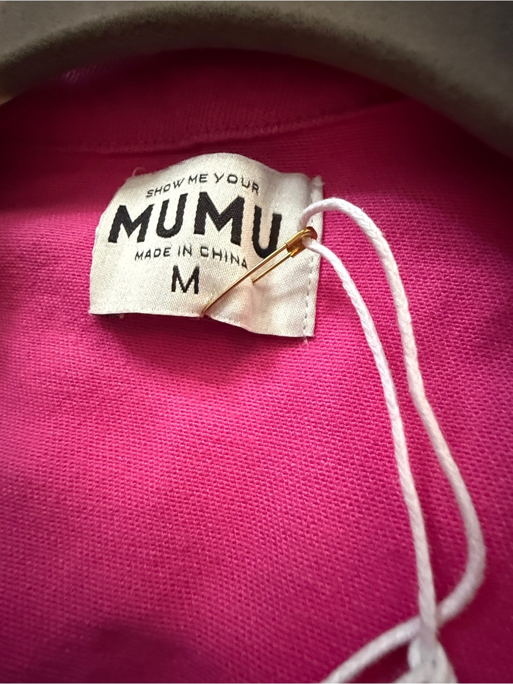 Show Me Your MuMu Jacksonville Hot Pink Jumpsuit Sz M | NWT - Picture 5 of 7